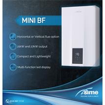SIME Mini 12BF ErP Instantaneous Gas Water Heater c/w Flue, 8112630