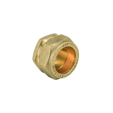 22MM BRASS COMPRESSION STOP END