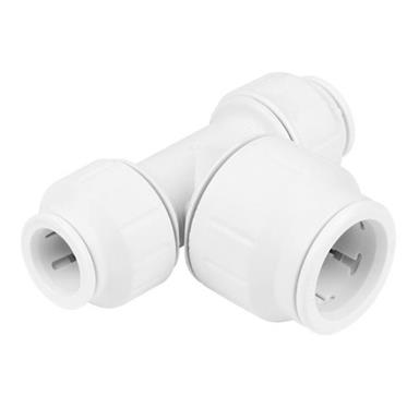 SPEEDFIT Both Ends Reducing Tee 15mm x 15mm x 22mm White, PEM3022CW