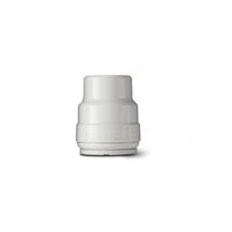 POLYPIPE PolyMax 15mm Releasable Stop End, White PP1915W