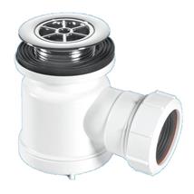 STW3-R SHOWER TRAP AND CHROME PLATED FLANGE