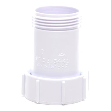 POLYPIPE Waste To Trap Connector 32mm x 40mm, White, WTC2