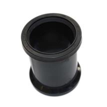 SH34 82MM POLYPIPE DOUBLE SOCKET BLACK
