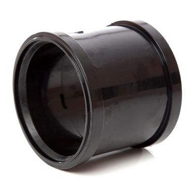 POLYPIPE 110mm Double Socket Coupling Black, SH44B