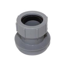 SN63 32MM POLYPIPE STRAIGHT BOSS ADAPTOR SOLVENT/COMP GREY