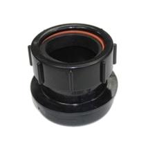 SN64 40MM POLYPIPE STRAIGHT BOSS ADAPTOR SOLVENT/COMP BLACK
