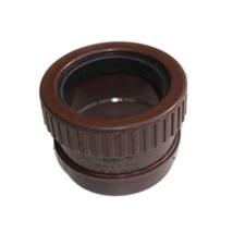 SN65 50MM POLYPIPE STRAIGHT BOSS ADAPTOR SOLVENT/COMP BROWN