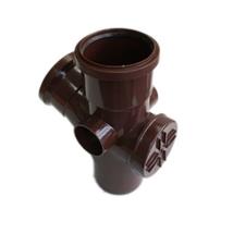 ST412 110MM POLYPIPE 112 DEGREE ACCESS BRANCH BROWN