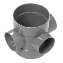 SE60 110MM POLYPIPE SHORT BOSS PIPE GREY