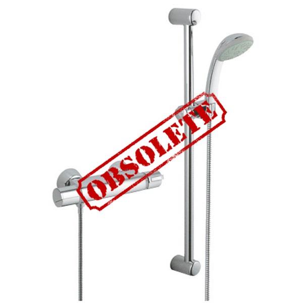 GROHE Grohtherm 2000 Thermostatic 3/4" EV Bar Shower c/w Kit, Chrome