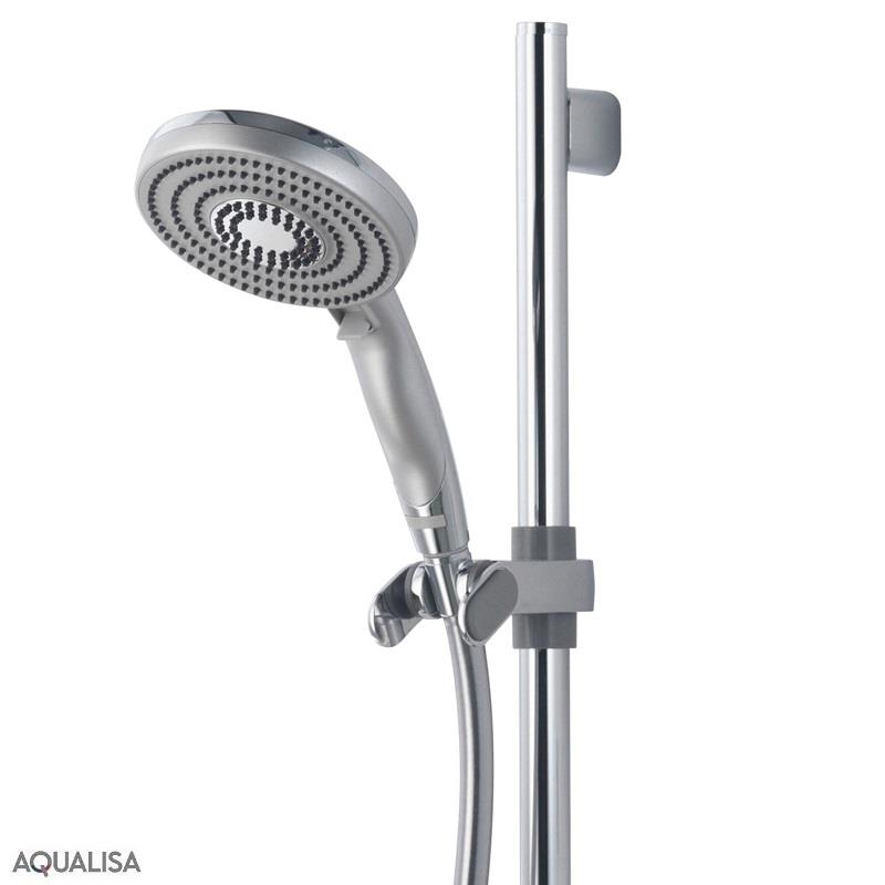 AQUALISA Options 900mm Shower Rail Accessory Pack, Chrome/Satin, OPN5001