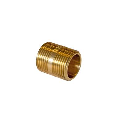 Brass Barrel Nipple 1/2", 10070877