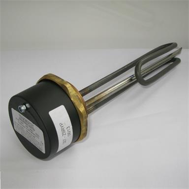 Immersion Heater 14" Incoloy 3kW 1 3/4" BSP Head, c/w Thermostat, CESTB-340