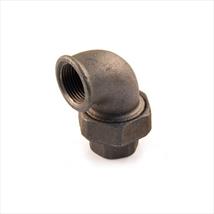 Black Mi FF 90 Union Elbows