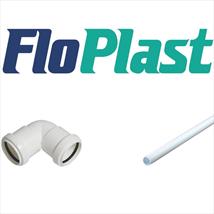 Floplast Push-Fit Waste Pipe and Fittings