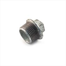 Galvanised Malleable Beaded Plugs