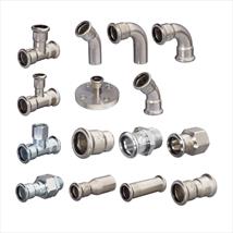 PRESS INOX M FKM Stainless Steel Fittings