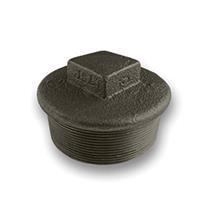 Black Malleable 8mm MI Hollow Plug 291