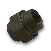 Black Malleable 15mm MI F/F Union Cone Seat 340