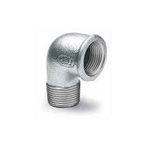 Galv Malleable 8mm MF 90 Elbow 1/4