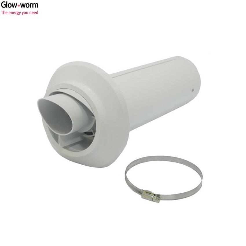 GLOWWORM 0/100 HE Concentric Telescopic Direct Rear Flue Kit, A2043500
