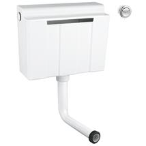GROHE Concealed WC Cistern 6/3 ltr Side/Back Inlet incl. Dual Push Button, 39054 000