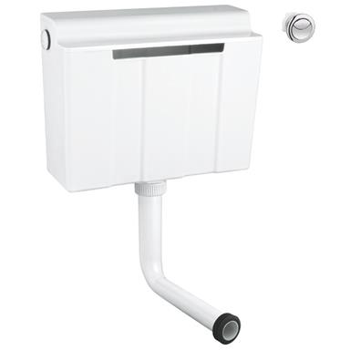 GROHE Concealed WC Cistern 6/3 ltr BottomInlet incl. Dual Push Button, 39053 000
