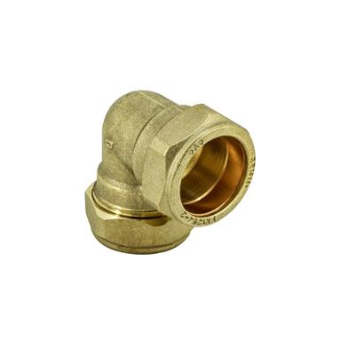 15MM  BRASS COMPRESSION ELBOW