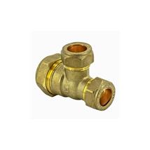 22MMx22MMx15MM BRASS COMPRESSION BRANCH REDUCING TEE