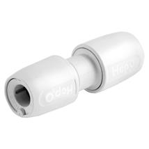 WAVIN Hep2O Straight Connector 10mm White, HD1/10W