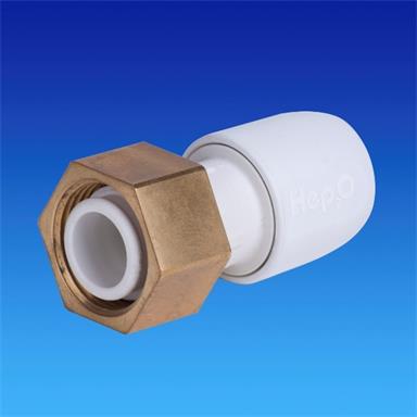 HD25B/22 HEP2O 22MMx3/4" BSP STRAIGHT TAPCONNECTOR W/ BRASS NUT