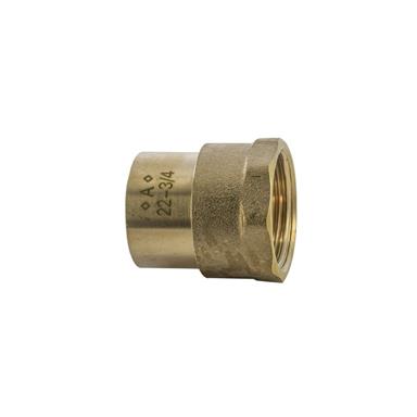 SR2 SOLDER RING STRAIGHT FEMALE CONNECTOR15MMx1/2''