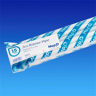 HXX03/15W 3 METRE WHITE 15MM HEP2O BARRIERPIPE STRAIGHT LENGTHS