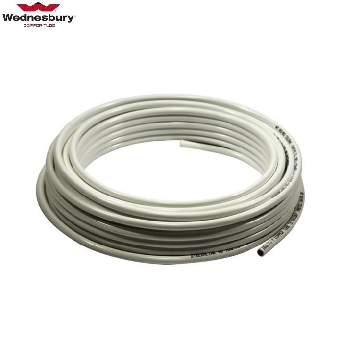 WEDNESBURY Protec 10mm Plastic Coated Microbore Copper Tube, 10 metres