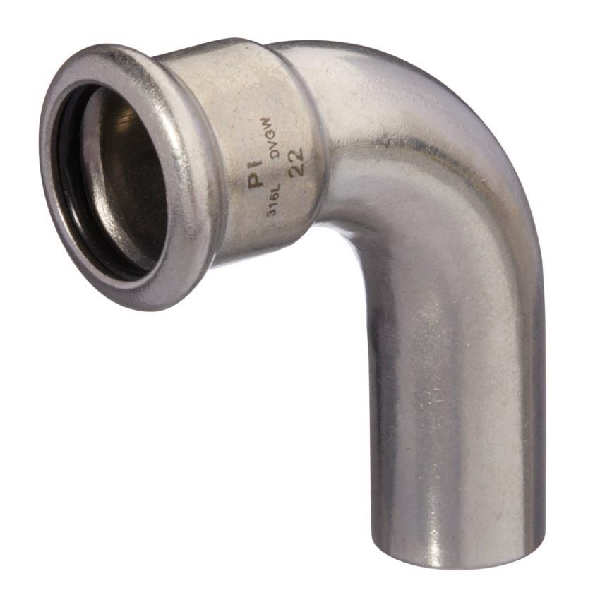 BRAND NEW BEND 15mm  M-PRESS STAINLESS STEEL STREET 90 ELBOW