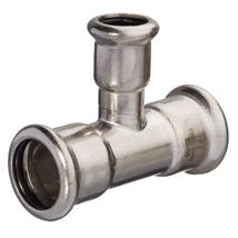 PRESS INOX GAS M 22mmx22mmx15mm Red Tee