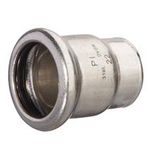 PRESS INOX M Stainless Steel 35mm End Cap, 1241035