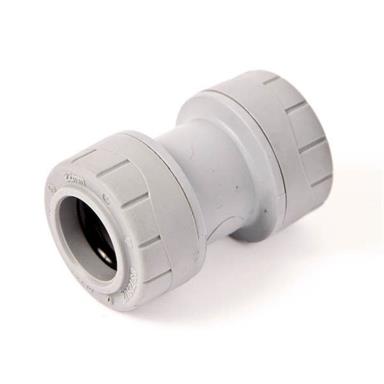 PB022 POLYPLUMB 22MM STRAIGHT COUPLER