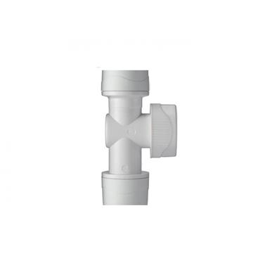POLYPIPE PolyMax 15mm Shut Off Valve, White, MAX5915
