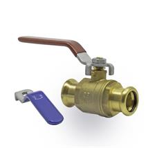 PRESS 15mm Lever Ball Valve, Blue & Red Handles, GP60015PP