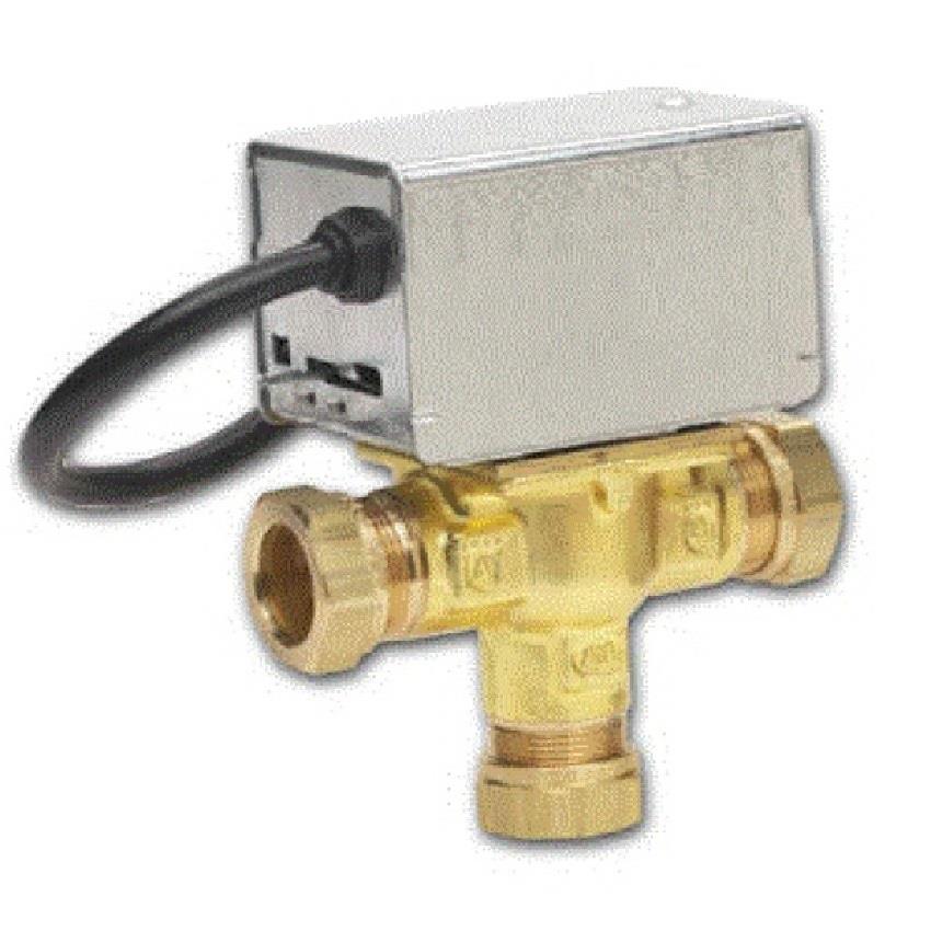V4044C1288 22MM HONEYWELL MOTORISED DIVERTER VALVE Plumbing For Less