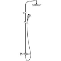 hansgrohe Vernis Blend Showerpipe 200 Thermostatic Bar Shower, Chrome, 26089000