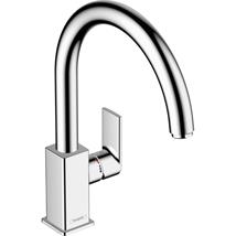 hansgrohe Vernis Shape M35 Monobloc Kitchen Sink Mixer 210, Chrome, 71871000