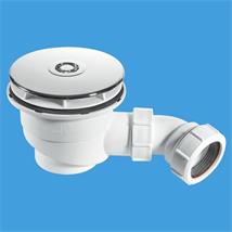 ST90CP10 SHOWER TRAP AND CHROME PLATED PLASTIC FLANGE