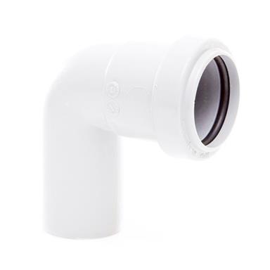 WP23 32MM PUSH-FIT SWIVEL BEND 91 DEGREE WHITE