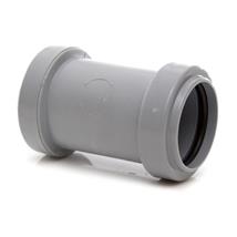 WP25 32MM PUSH-FIT STRAIGHT COUPLING GREY