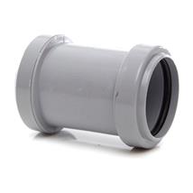 WP26 40MM PUSH-FIT STRAIGHT COUPLING GREY