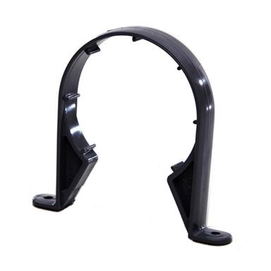 SC33 82MM POLYPIPE SADDLE PIPE CLIP BLACK