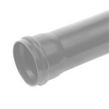 2 METRE 110MM POLYPIPE SINGLE SOCKETED SOIL PIPE GREY