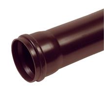 3 METRE 110MM POLYPIPE SINGLE SOCKETED SOIL PIPE BROWN